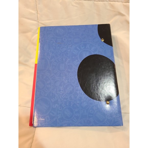Disney Holson Mickey Mouse Two 2 Ring Binder - Picture 3 of 6